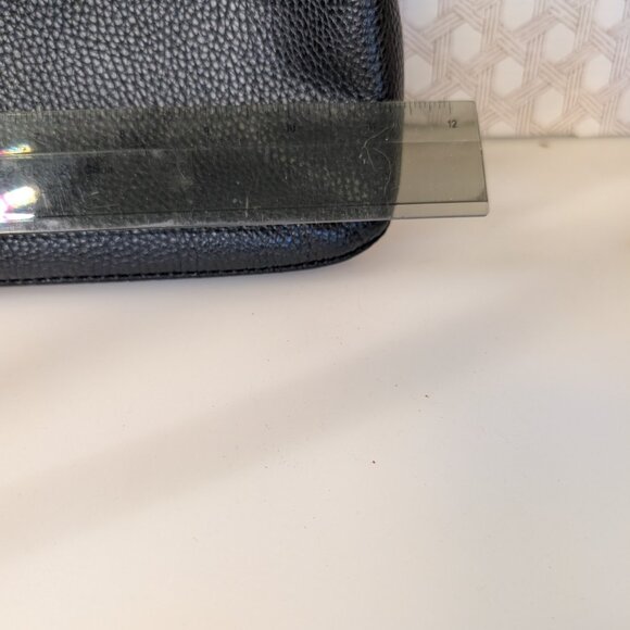 Vintage AK Anne Klein Soft Leather Black Purse - Picture 10 of 11